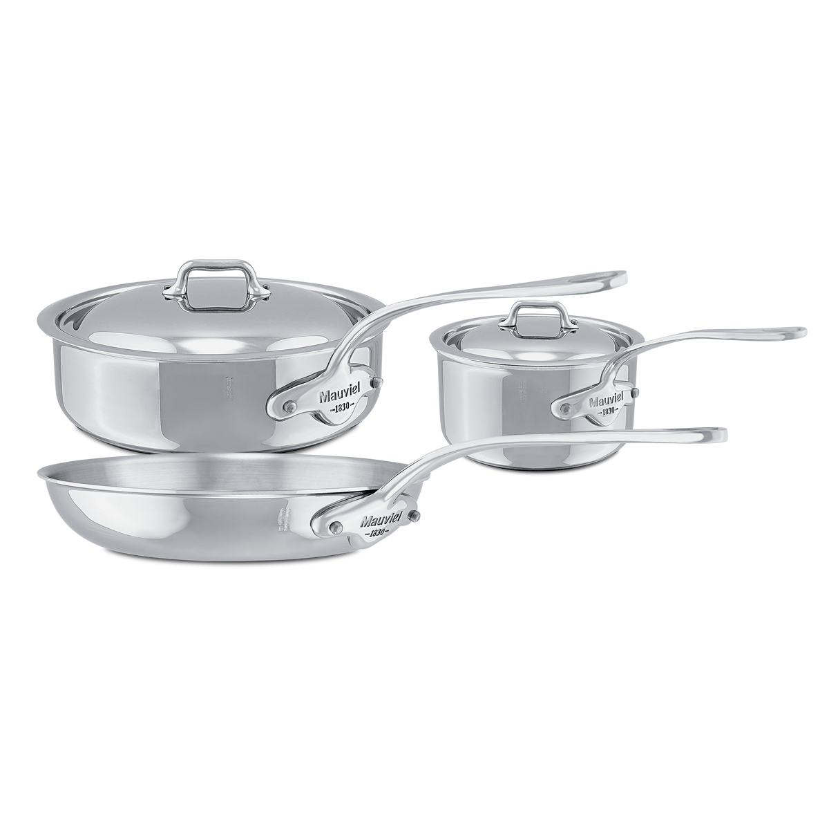 Mauviel 1830 M'COOK 5-Ply 5-Piece Stainless-Steel Cookware Set — image 2
