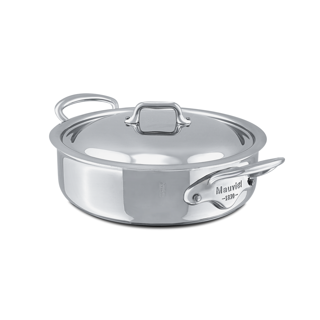 Mauviel 1830 M'COOK 5-Ply Stainless-Steel Rondeau with Lid — image 2