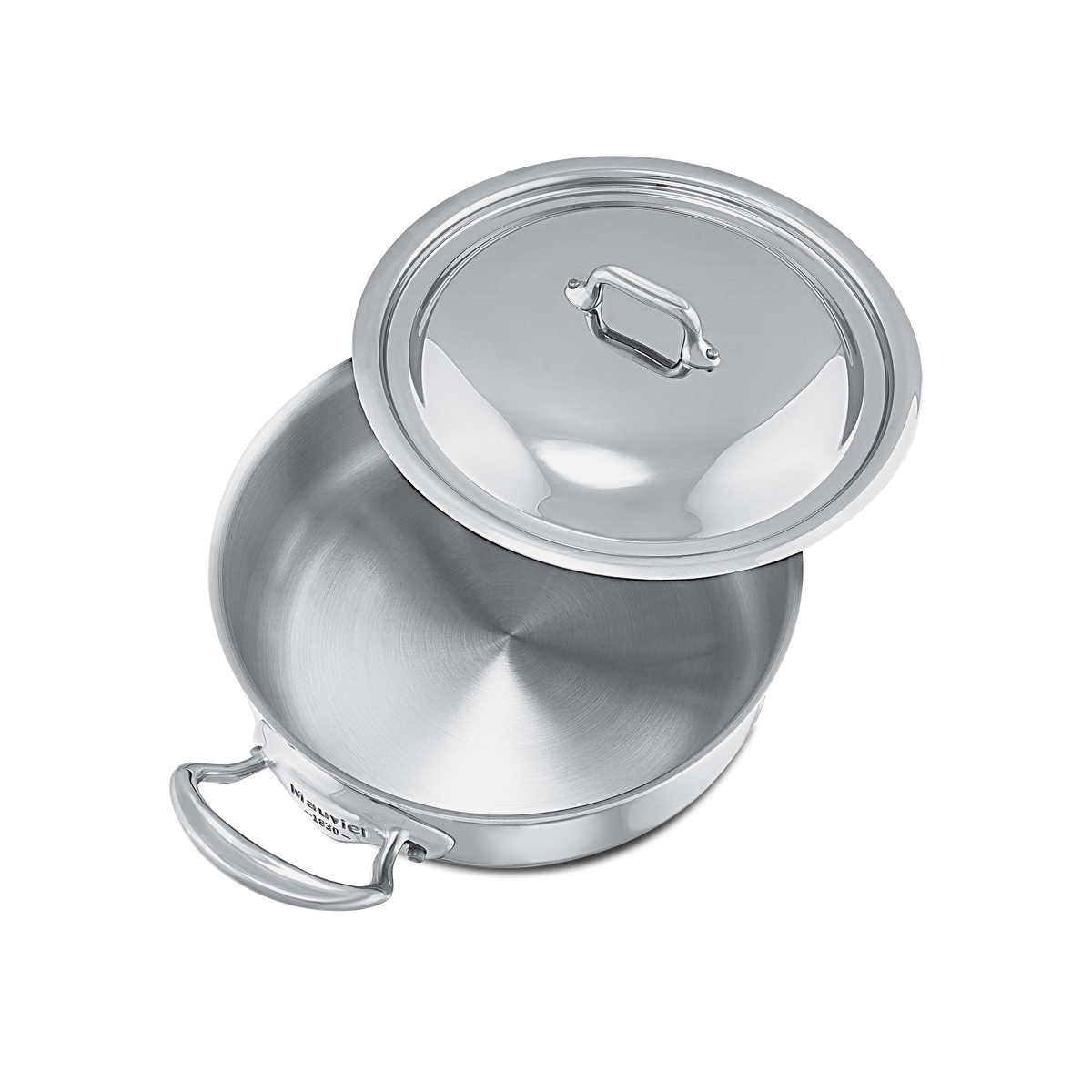 Mauviel 1830 M'COOK 5-Ply Stainless-Steel Rondeau with Lid — image 4