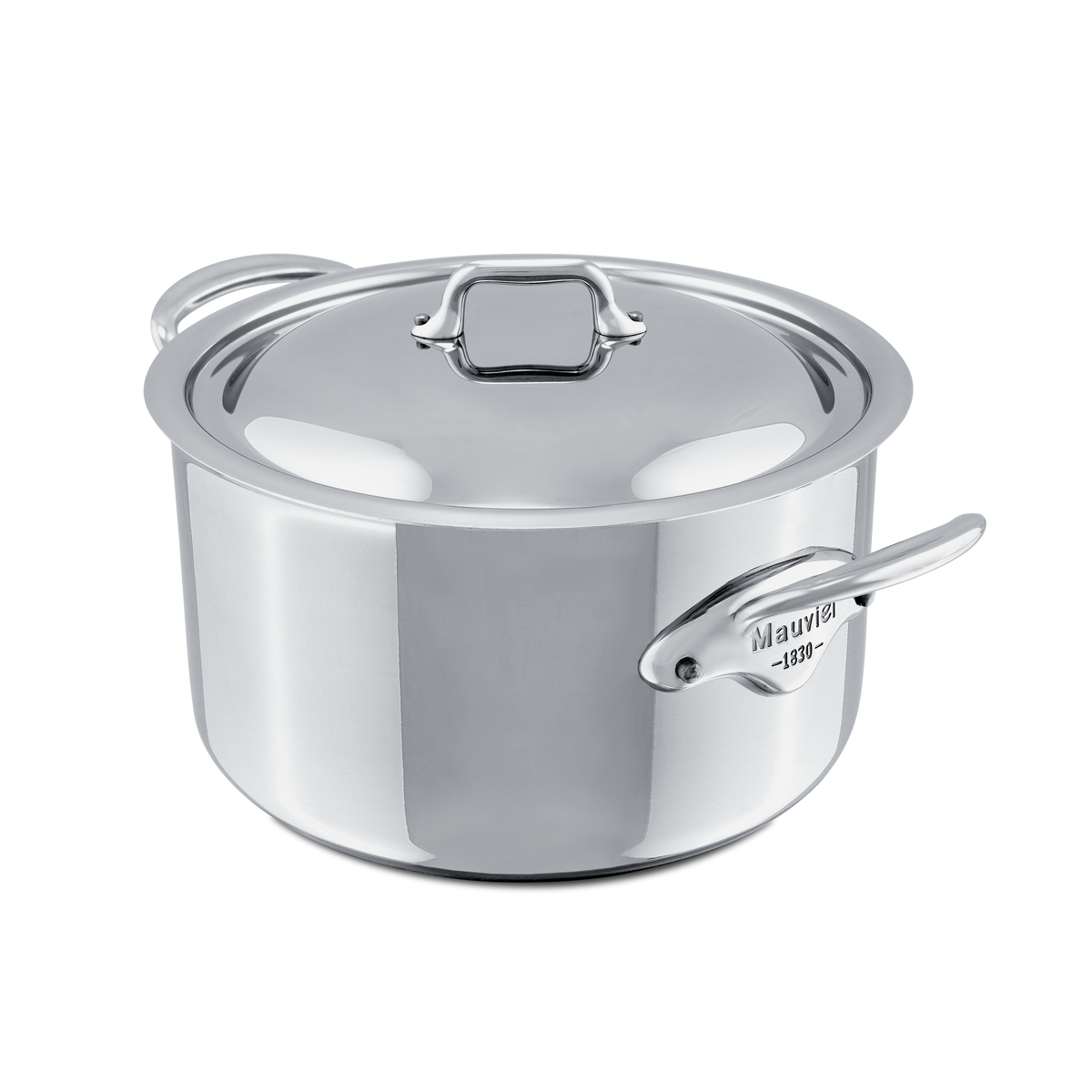 Mauviel 1830 M'COOK 5-Ply Stainless-Steel Stewpan with Lid — image 2