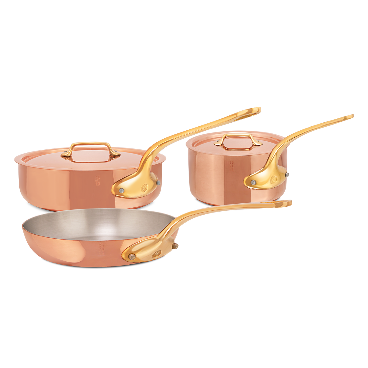 Mauviel 1830 M'Heritage M'200 B 5-Piece Copper Cookware Set