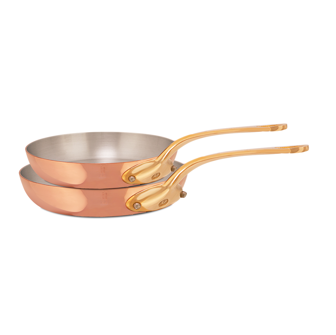 Mauviel 1830 M'Heritage M'200 B 2-Piece Copper Frying Pan Set
