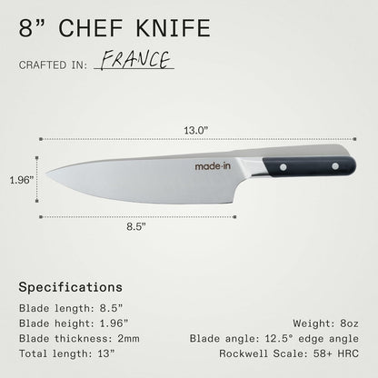 8" Chef Knife by Made In Cookware