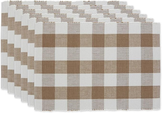 Buffalo Check Placemats (BEIGE)