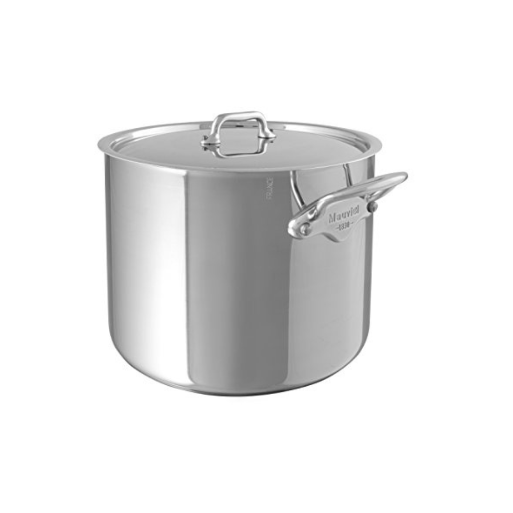 Mauviel 1830 Stainless-Steel 3-Piece Pasta Set with 9.7-Qt Stockpot — image 4