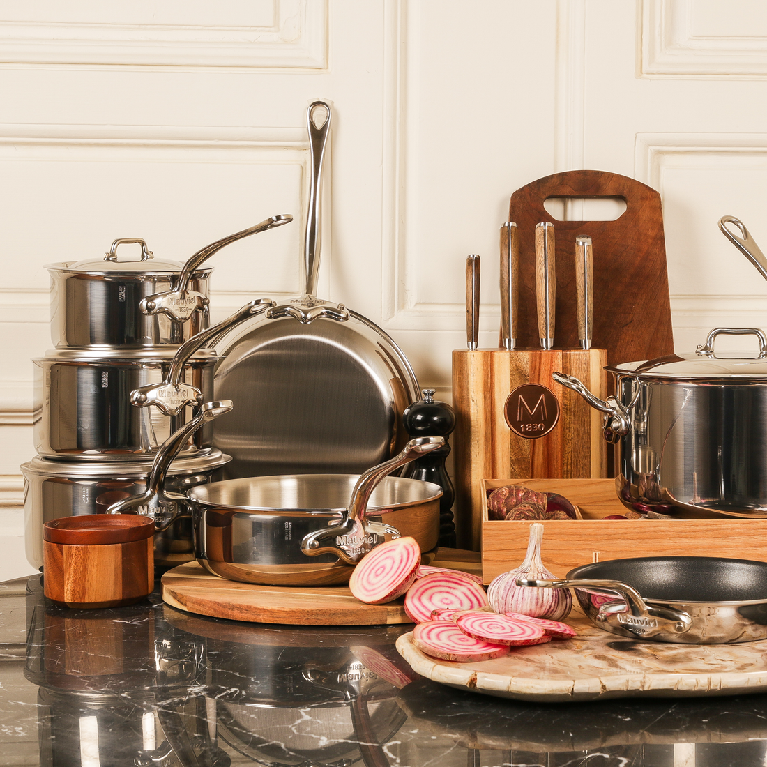 Mauviel 1830 M'COOK 5-Ply 5-Piece Stainless-Steel Cookware Set — image 5