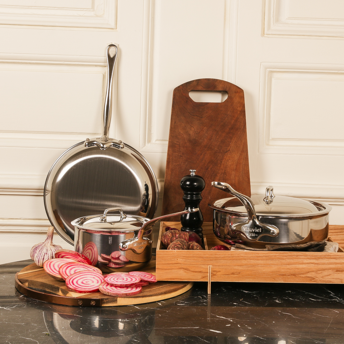 Mauviel 1830 Stainless-Steel Roasting Pan with Rack, 15.7 x 11.8-In — image 9