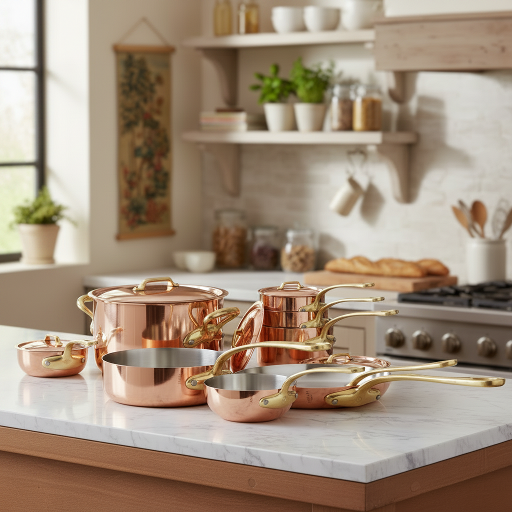Mauviel 1830 M'Heritage M'200 B 12-Piece Copper Cookware Set — image 5