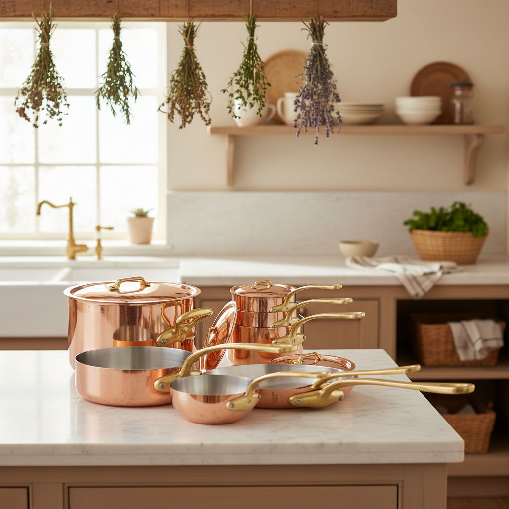 Mauviel 1830 M'Heritage M'200 B 12-Piece Copper Cookware Set — image 2